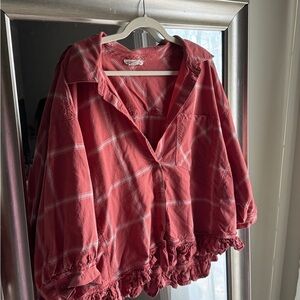 Torrid Festi Ruffle Button Down